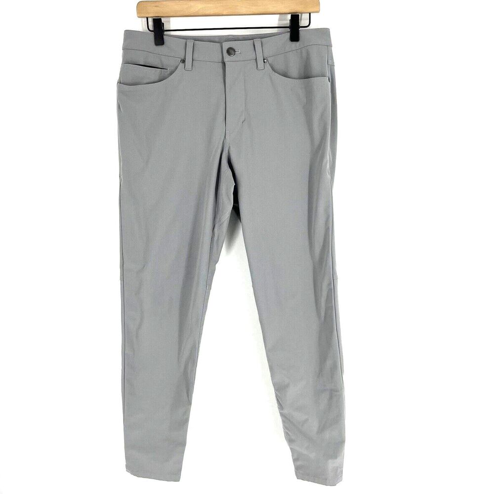 Lululemon Pants Size 31x28 Mens Gray Skinny/Slim ABC Warpstreme